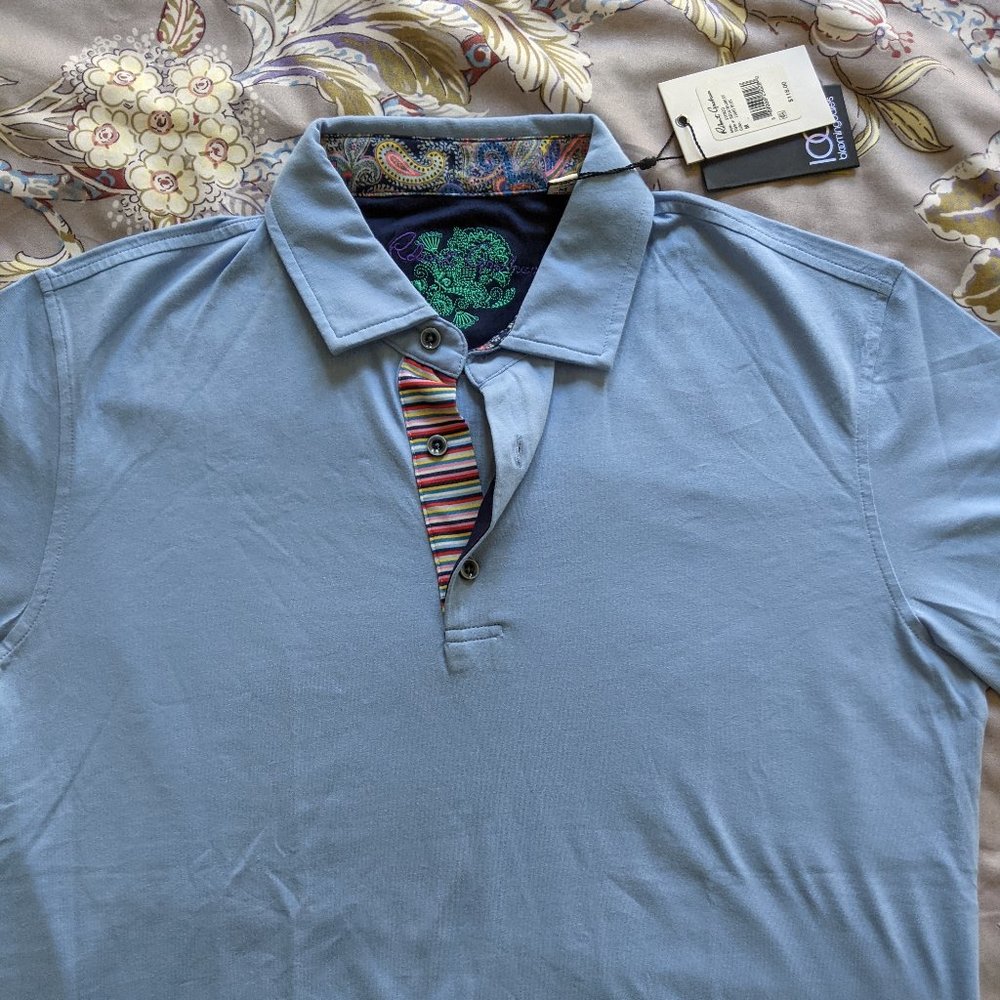NWT Robert Graham Stoked Classic Fit Polo
